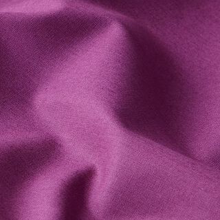 Baumwollpopeline Uni – aubergine, 