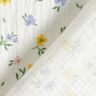 Musselin/ Doppel-Krinkel Gewebe kleine Blümchen | Poppy Fabrics – elfenbein,  thumbnail number 4