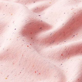 Kuschelsweat bunte Sprenkel – rosa, 