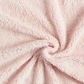 Kunstfell Kuschelteddystoff – hellrosa, 