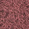 Musselin/ Doppel-Krinkel Gewebe bi-color Blümchen  | Poppy Fabrics – dunkelaltrosa/schwarz,  thumbnail number 2