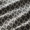 Stretch Jacquard Viskose-Mix edle Rauten – wollweiss/grau,  thumbnail number 2