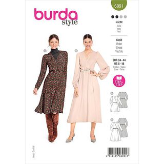 Kleid | Burda 6091 | 34-44, 