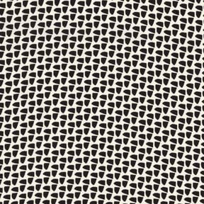 Blusenstoff abstrakte Grafik – creme/schwarz, 