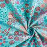 Beschichtete Baumwolle maritimer Mix – aquablau,  thumbnail number 3