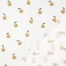 Musselin/ Doppel-Krinkel Gewebe Birne Digitaldruck | Poppy Fabrics – weiss/gelboliv,  thumbnail number 4