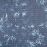 Steppstoff Chambray Blume gebatikt – jeansblau,  thumbnail number 1