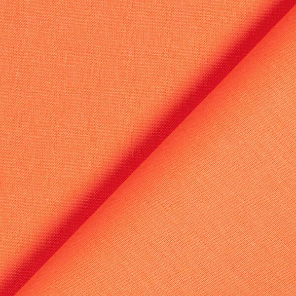 Baumwollpopeline Uni – orange,  image number 5