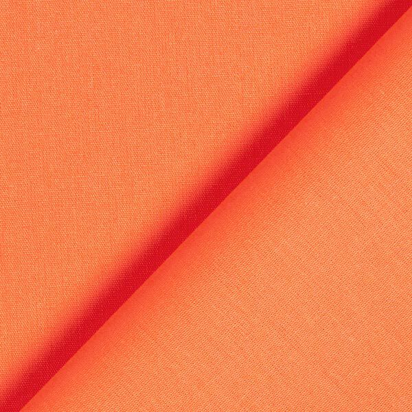 Baumwollpopeline Uni – orange | Reststück 50cm