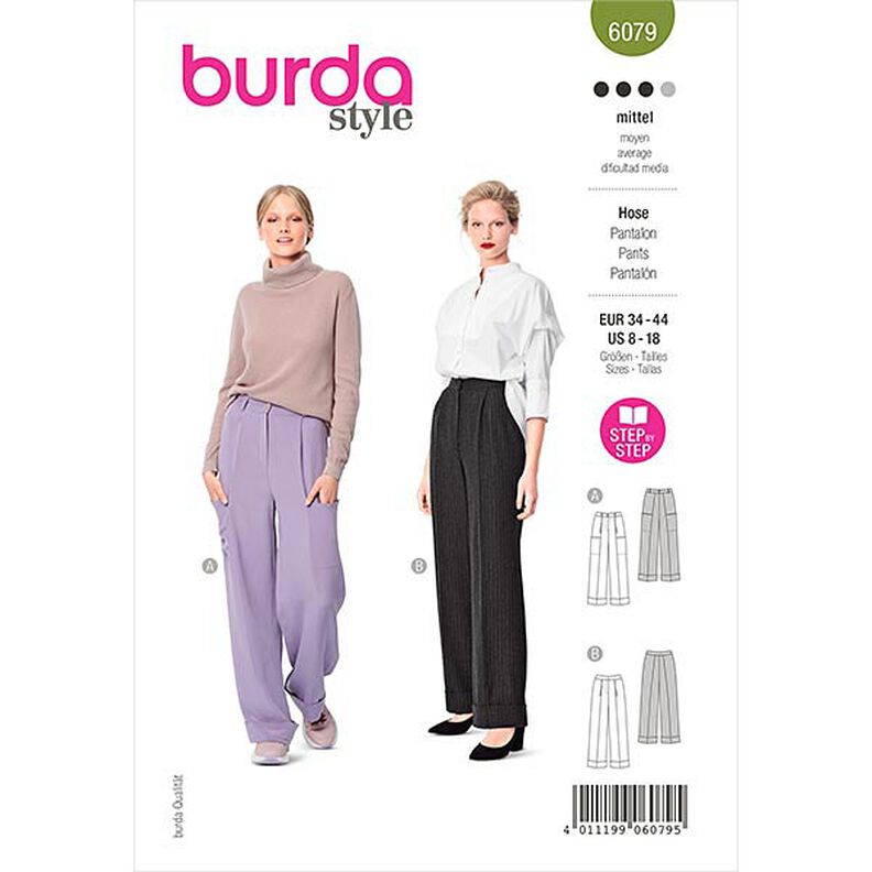 Hose | Burda 6079 | 34-44,  image number 1