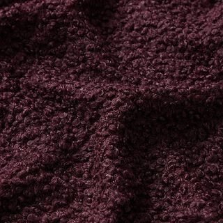 Strick Bouclé Uni – merlot, 