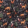 Sweatshirt angeraut Tiere im Wald Digitaldruck | Poppy Fabrics – nachtblau,  thumbnail number 3