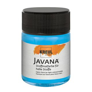 Javana Stoffmalfarbe für helle Stoffe [50ml] | Kreul – aquablau, 