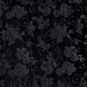 Crashsamt Chrysantheme – schwarz, 