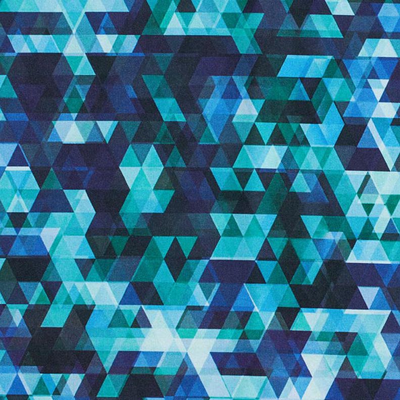 Softshell bunte Dreiecke Digitaldruck – nachtblau/türkis,  image number 6