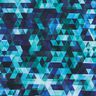 Softshell bunte Dreiecke Digitaldruck – nachtblau/türkis,  thumbnail number 6