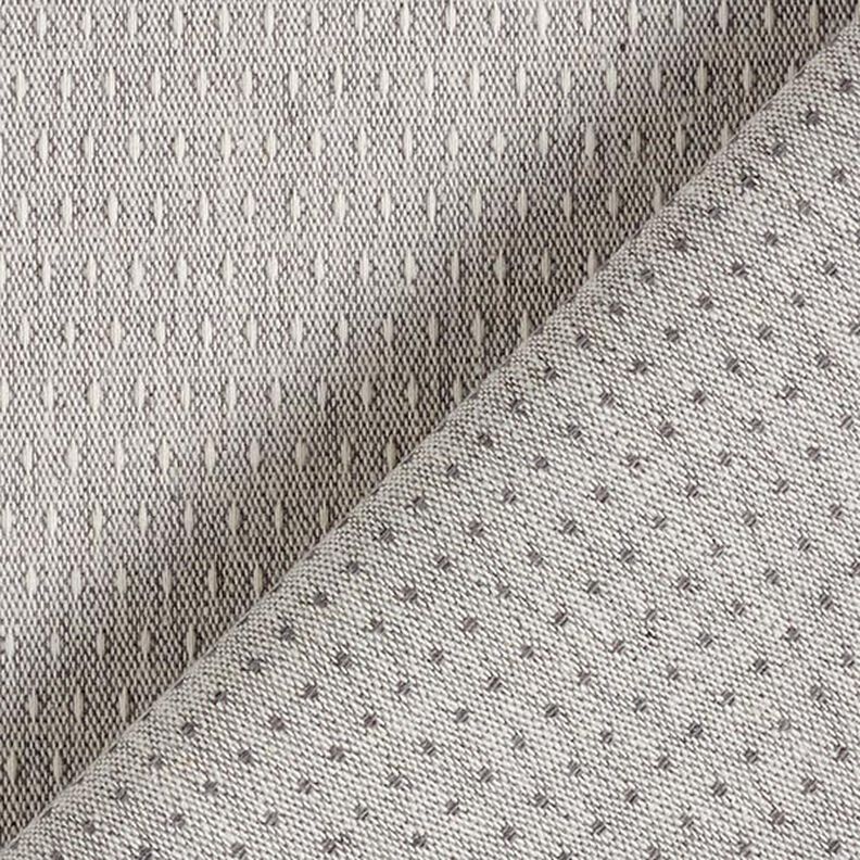 Dekostoff Jacquard recycelt – grau,  image number 3