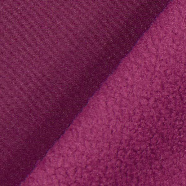 Softshell Uni – aubergine | Reststück 100cm