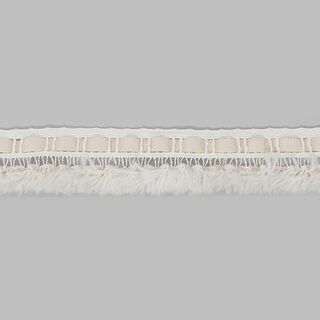 Elastische Fransenborte [20 mm] - creme, 