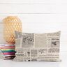 Dekostoff Halbpanama Vintage Zeitung – natur/schwarz,  thumbnail number 6