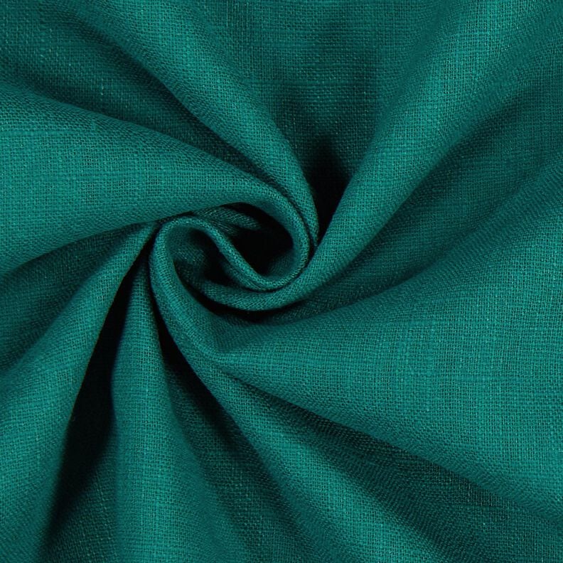 Leinenstoff Ramie-Mix medium – blautanne,  image number 3