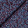 Hosenstoff Denim-Optik Leoprint – aubergine/jeansblau,  thumbnail number 4