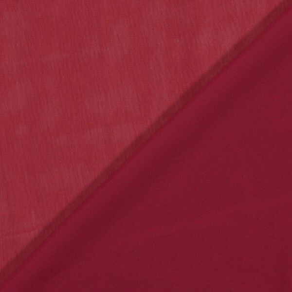 Chiffon – bordeauxrot | Reststück 100cm