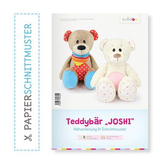 Papierschnittmuster Teddy „JOSHI“ Teddybär | Kullaloo, 