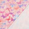 Baumwolljersey bunte Schmetterlinge Digitaldruck | Poppy Fabrics – rosé/blau,  thumbnail number 4