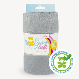 Plüsch SuperSoft SNUGLY [ 1 x 0,75 m | 5 mm ] - grau | Kullaloo, 