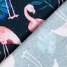 Baumwolljersey Flamingo | Glitzerpüppi – nachtblau/hellrosa,  thumbnail number 4
