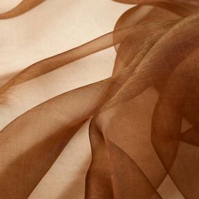 Organza – mittelbraun, 