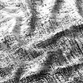 Strickstoff Metallic Print abstrakt – silber metallic/schwarz, 