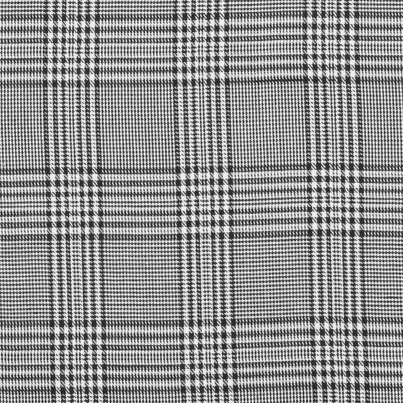 Viskosestoff Glencheck – weiss/schwarz,  image number 1