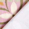 Dekostoff Canvas Stickerei-Look groß – pastellviolett/hellbeige,  thumbnail number 4