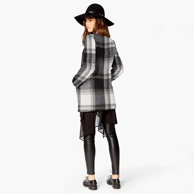 Mantelflanell Karo | Katia Fabrics – nebelgrau/altsilber, image number 6