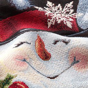 Dekopanel Gobelin Schneemann Lurex – weiss, 
