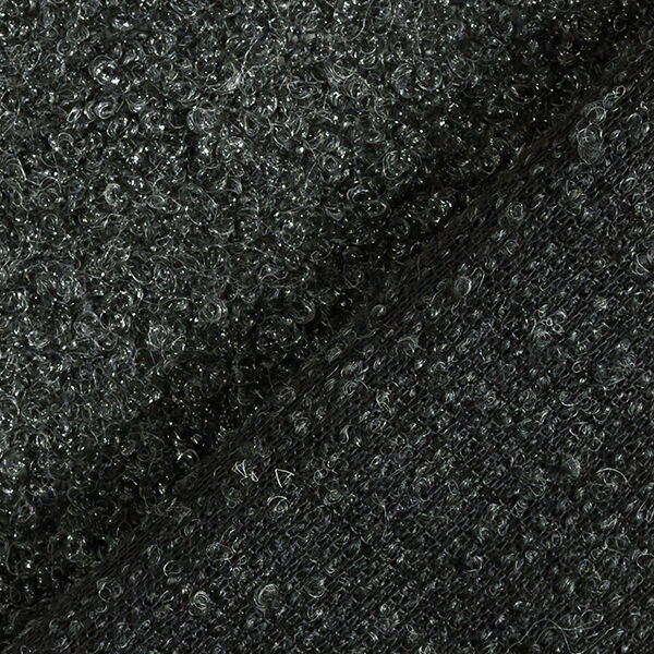 Bouclé Silber Schimmer – anthrazit/silber, image number 3