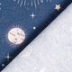 Dekostoff Halbpanama Himmelskörper – marineblau,  thumbnail number 4