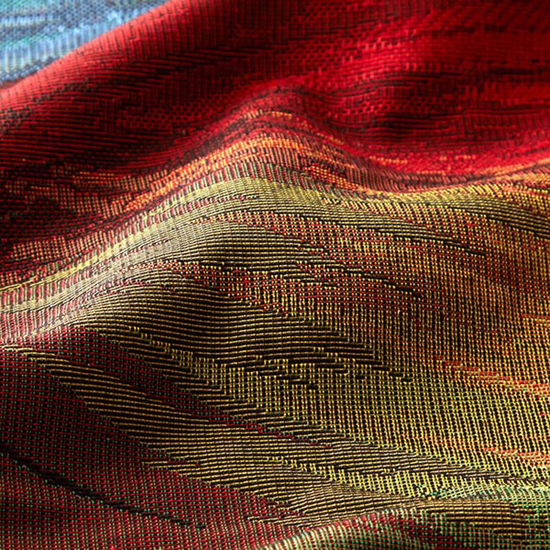 Jacquard Gobelin Farbverlauf 2 – blau/rot, image number 2