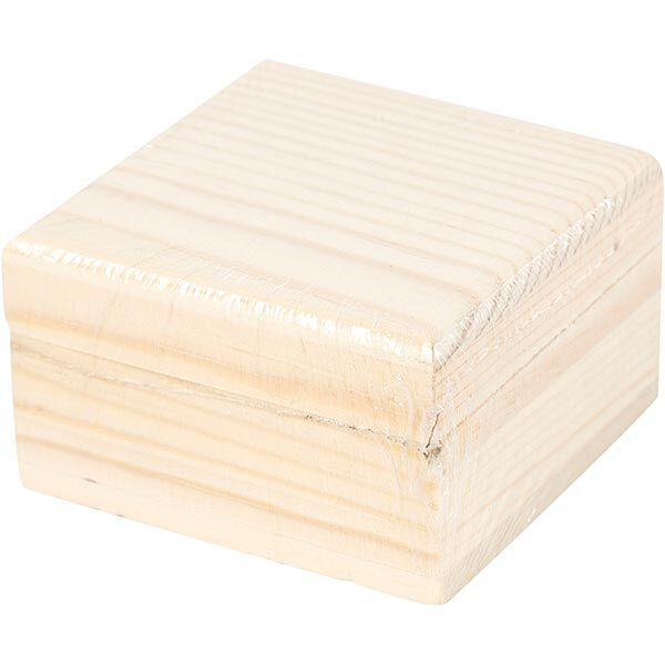 Schmuckkästchen aus Holz [6x6x3,5cm],  image number 3