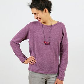 FRAU VEGA lässiger Pulli in Rückenteil in Wickeloptik | Studio Schnittreif | XS-XXL, 