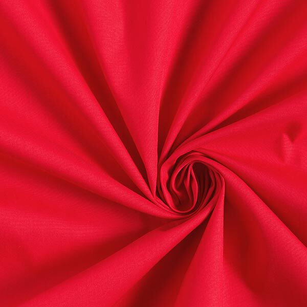 Polyester-Baumwoll-Mix pflegeleicht – rot | Reststück 50cm