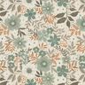 Dekostoff Halbpanama Blumenpracht – schilf/natur,  thumbnail number 1