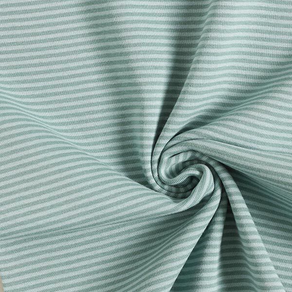 Bündchen Schlauchware schmale Ringel – schilf/mintgrün,  image number 3