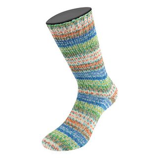 Meilenweit 100 Merino extrafine Duetto, 100g | Lana Grossa – creme/türkis, 