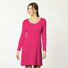 Baumwolljersey Medium Uni – intensiv pink,  thumbnail number 4