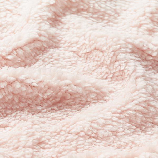 Kunstfell Kuschelteddystoff – hellrosa,  image number 2