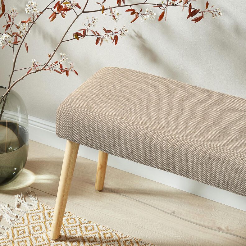 Polsterstoff Melange weich – dunkelbeige,  image number 6
