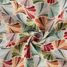 Dekostoff Gobelin bunte Fächer – hellbeige/blau,  thumbnail number 3